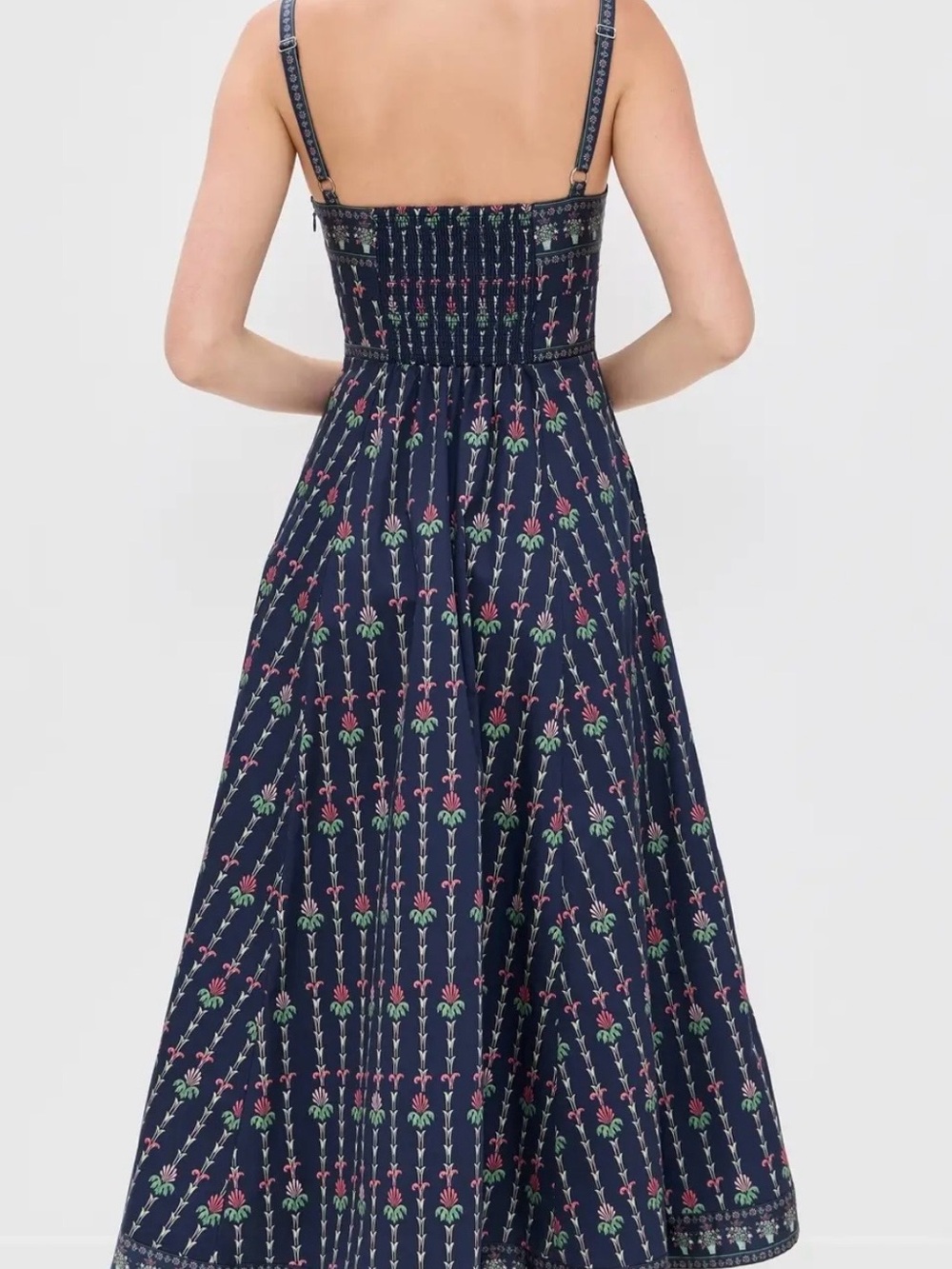 Hill House Margot Dress in Trailing Ferns - Picture 2 of 8
